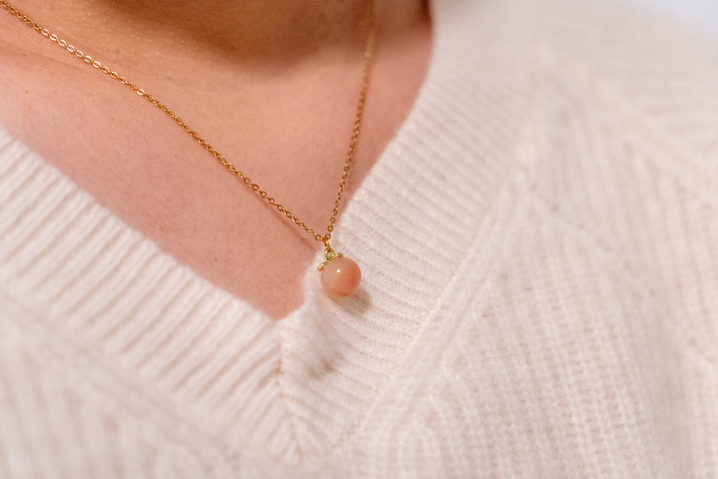 Peach Pendant