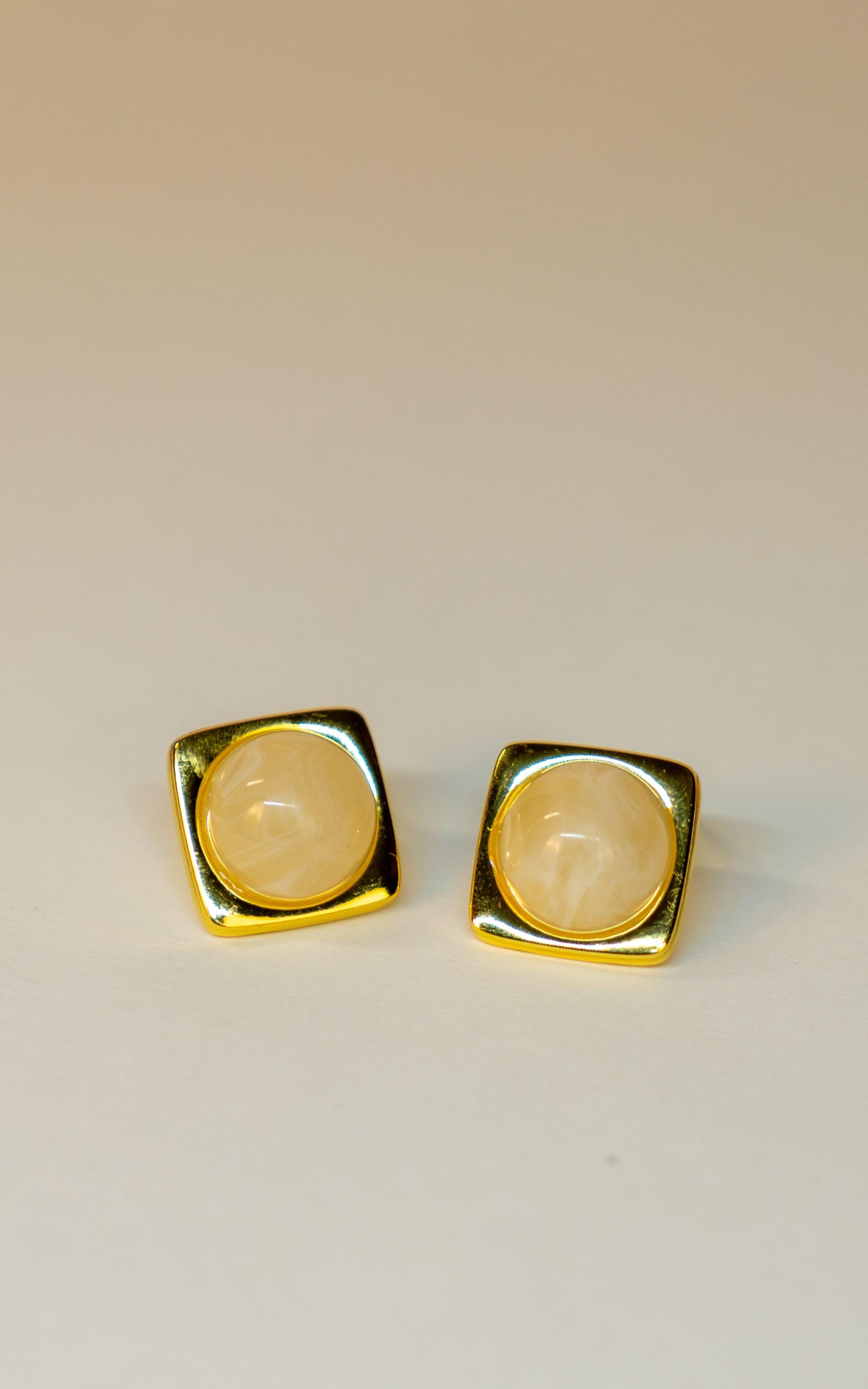 Candy Cube Stud Earrings - Elegance Ensemble