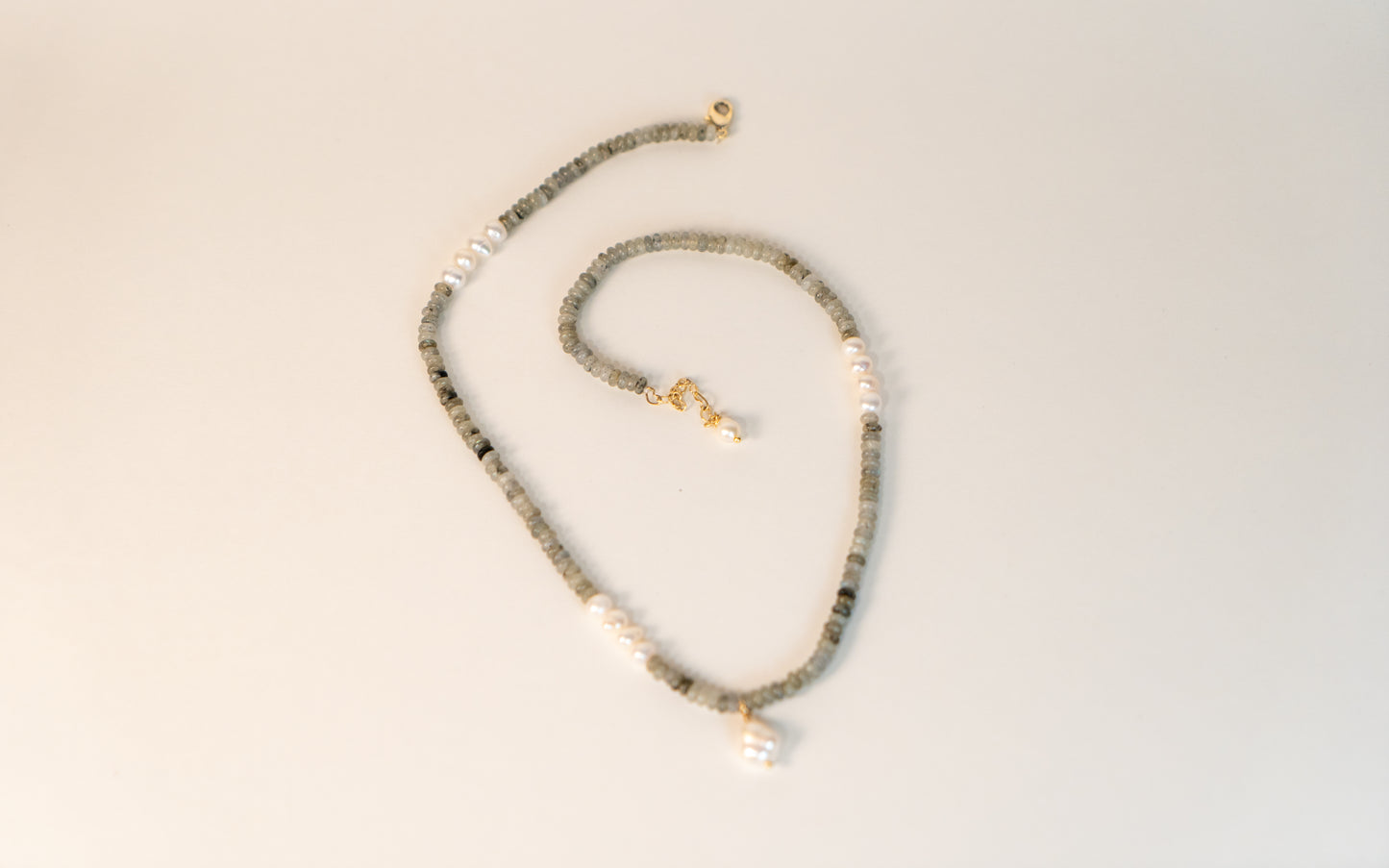 StoneBlend Pearl Nature Stone Necklace