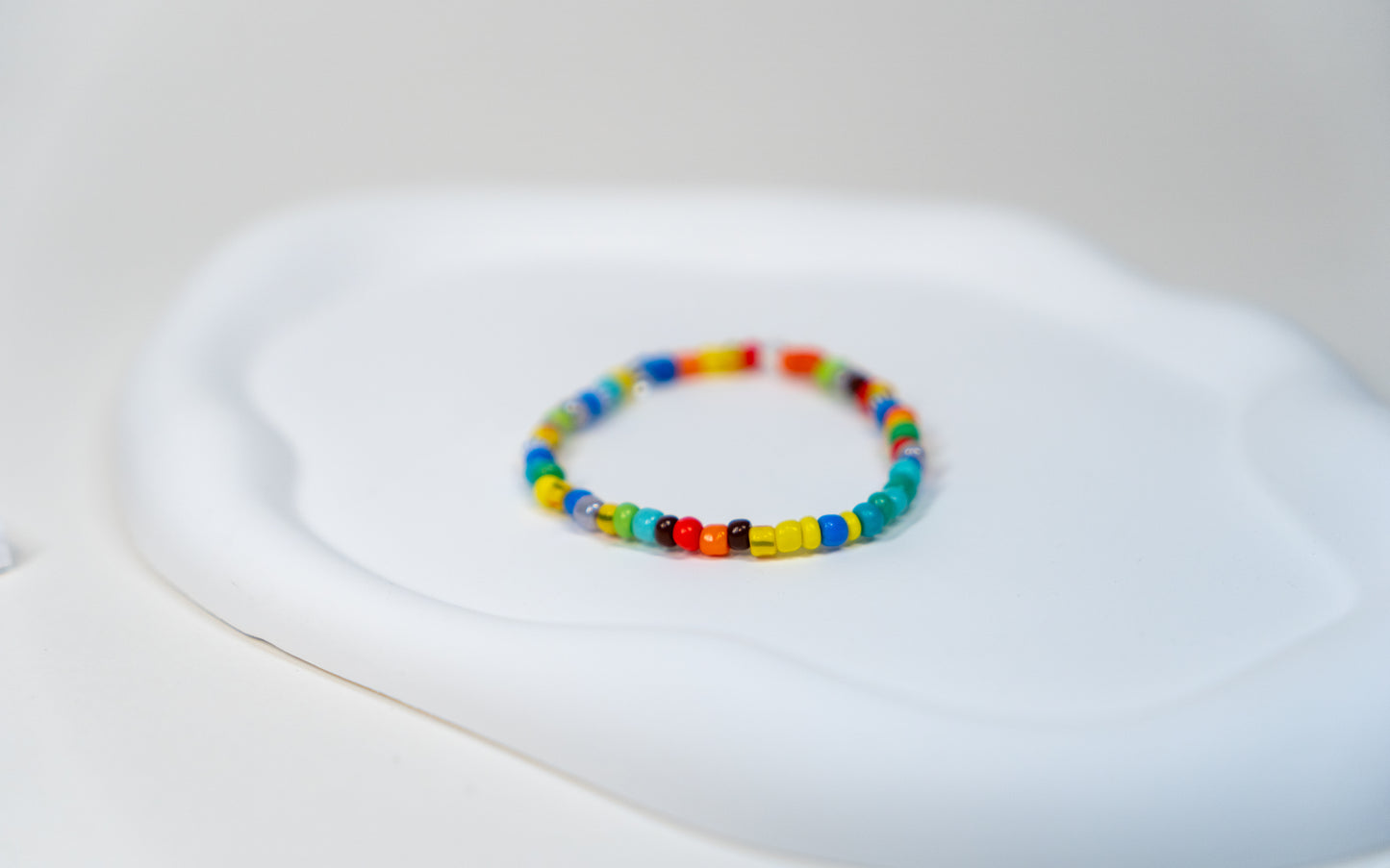 Handmade Colorful Beaded Stretch Bracelet