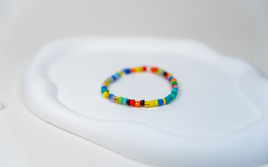 Handmade Colorful Beaded Stretch Bracelet