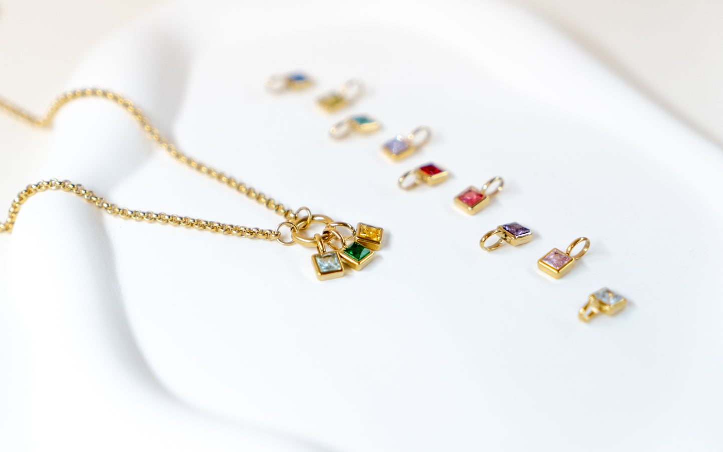 Customizable Birthstone Necklace