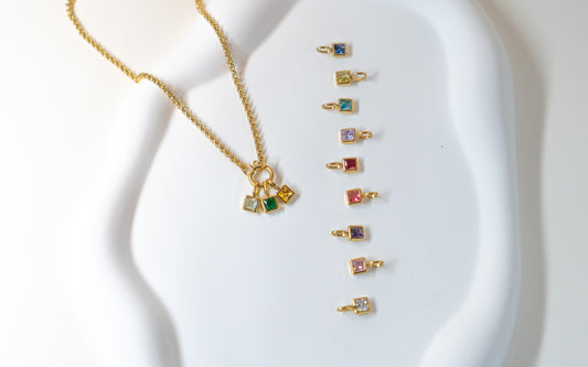 Customizable Birthstone Necklace